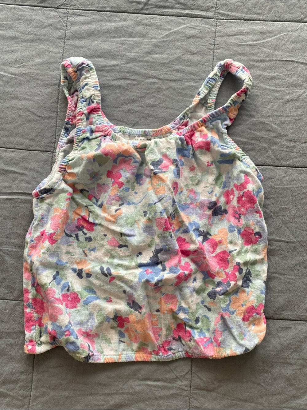 abercrombie kids Floral Tank Top - Pink, Blue, Peach
